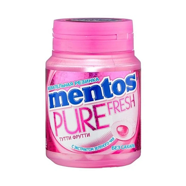 Mentos Gumă de mestecat Pure Fresh Tutti-Frutti 54g
