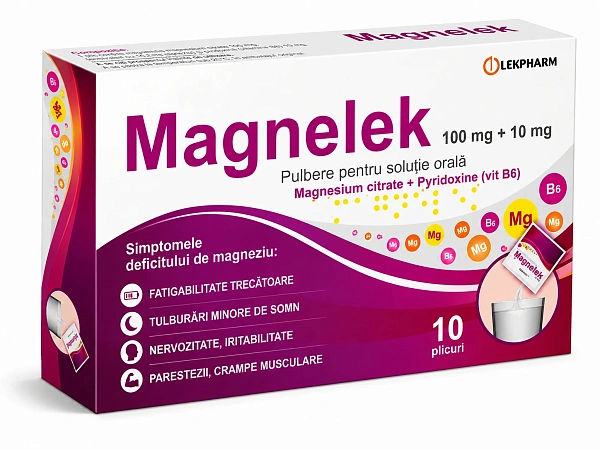 Magnelek 100mg/10mg 3g N10
