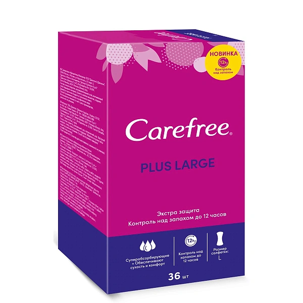 Carefree Absorb. Large Plus N36