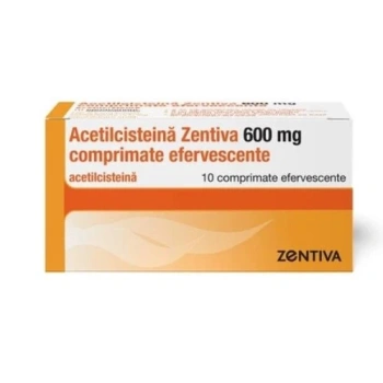 Acetilcisteina Zentiva 600mg comp.eferv. N10