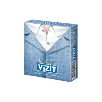 Prezervative Vizit N3 "Hi-Tech" Ultra Light (ultrasubtiri)