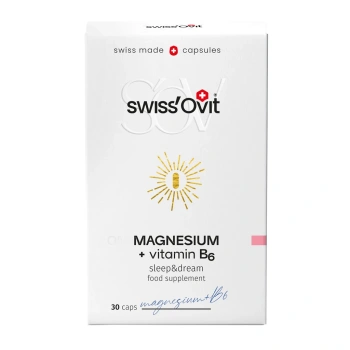 SwissOvit Magneziu + Vitamina B6 caps. N30
