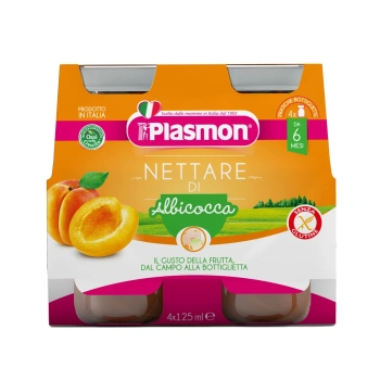 Plasmon Suc cu caise 4x125ml