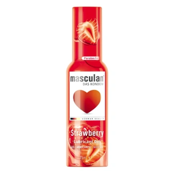 Gel Lubrifiant Masculan Strawberry (cu dozator) 75ml