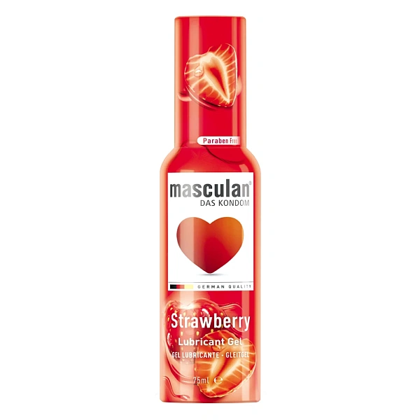Gel Lubrifiant Masculan Strawberry (cu dozator) 75ml
