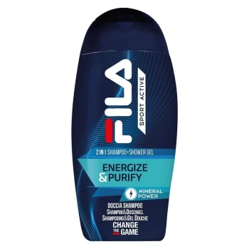 FILA Sport Active Man Șampon si Gel de duș Energize, Purify 250ml
