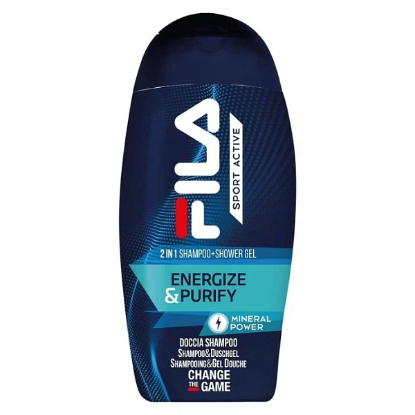 FILA Sport Active Man Șampon si Gel de duș Energize, Purify 250ml