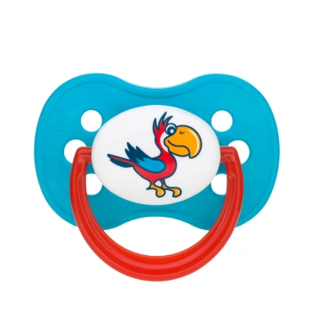 Canpol Baby 22/597 Suzeta rotundă din silicon  18+ luni Animale