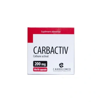 Carbactiv 200mg caps. N10x10 (Carbolemed)