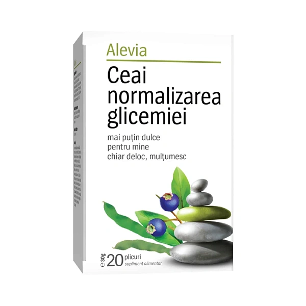Ceai Alevia Normalizarea glicemiei 1.7g N20