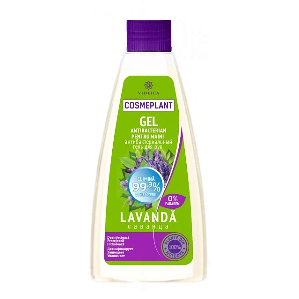 Viorica Cosmeplant Gel antibacterial pentru mâini Lavandă 200ml