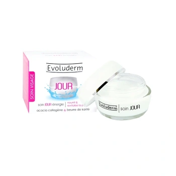 Evoluderm Cremă antirid pentru față de zi, antirid cu colagen și UVA/UVB  50ml