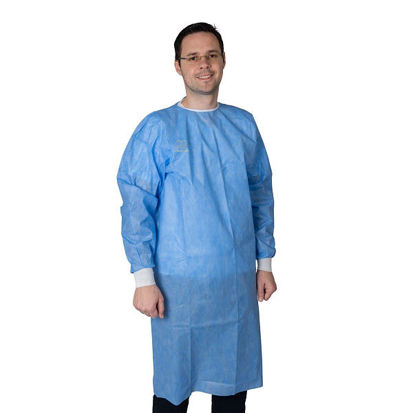 Halat chirurgical  XL n/steril cu manjeta (40gr) Halat chirurgical  XL n/steril cu manjeta (40gr)