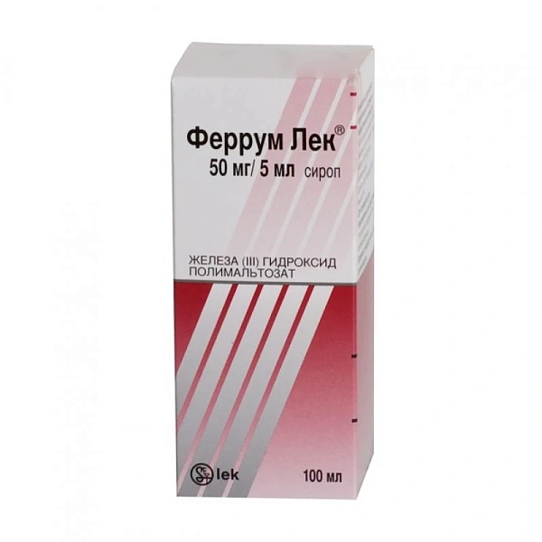 Ferrum Lek 50mg/5ml 100ml sirop