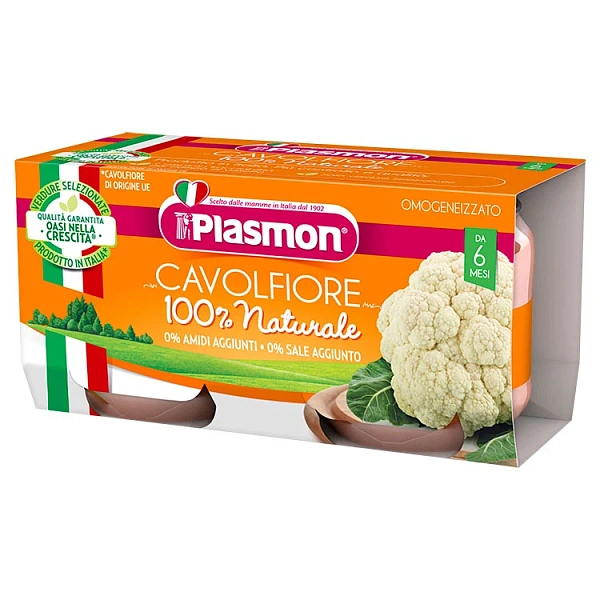 Plasmon Piure cu conopida,+6 luni ,2x80g