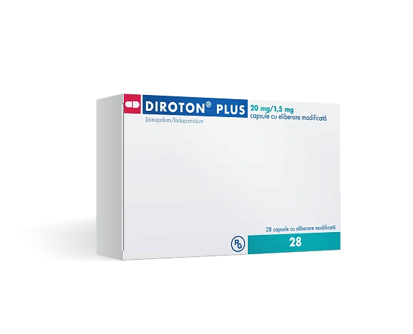 Diroton Plus 20mg/1,5mg caps. cu elib. modificata N14x2