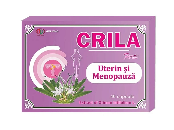 Crila Forte Uterine & Menopause caps. N40