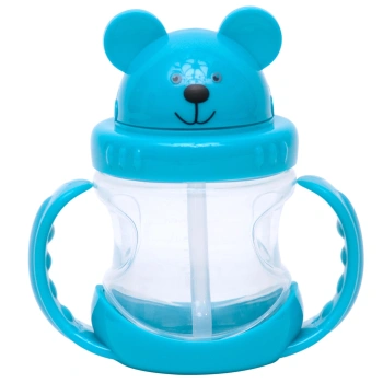 U-Grow Cana de Antrenament cu Manere 12+luni 210ml Ursulet  A-1022