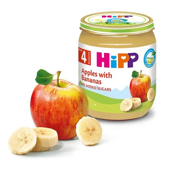 Hipp 4210 Pireu măr cu banane (4 luni) 125g