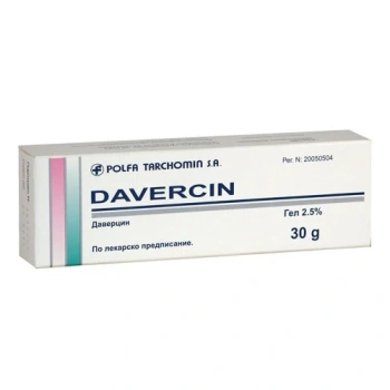 Davercin 25mg/g gel 30g N1