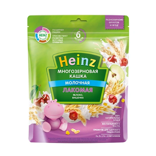 Heinz Lacom Terci Multiceriale cu măr și visina de la 6luni 170g Heinz Lacom Terci Multiceriale cu măr și visina de la 6luni 170g