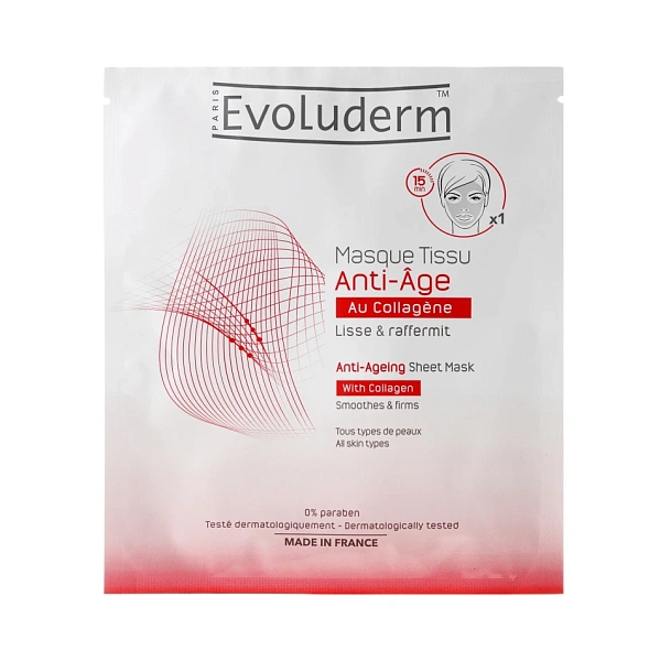 Evoluderm Masca pentru față din tesatura Anti-imbatranire 1buc, 19ml (17326)