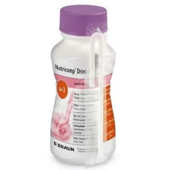 Nutricomp Drink Plus capsuna 1.5kcal/ml 200ml Braun