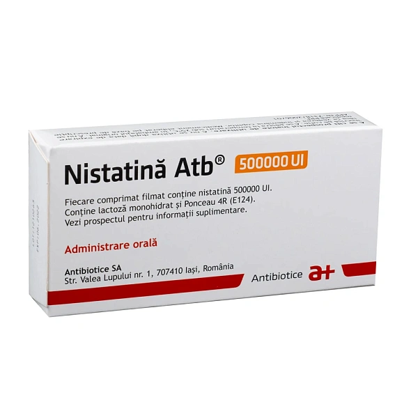 Nystatin 500000UI comp. film. N10x2 Nystatin 500000UI comp. film. N10x2