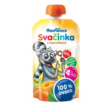 Hamanek Piure măr,caise 120g