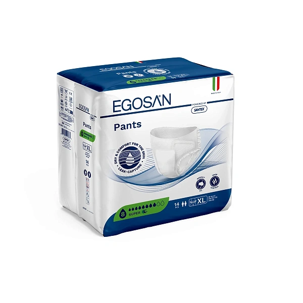 Egosan chiloti SUPER, XL > 70 kg, > 150 cm, 14 buc