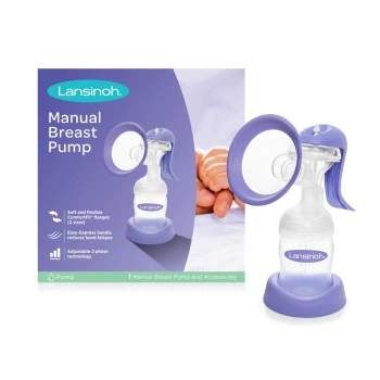 Lansinoh Pompă manuală pentru sîn, 0+ (50555)