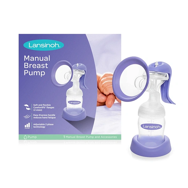 Lansinoh Pompă manuală pentru sîn, 0+ (50555) Lansinoh Pompă manuală pentru sîn, 0+ (50555)