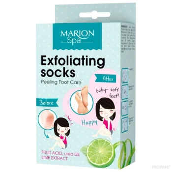 MARION Sosete exfoliante pentru pedichiura EX1114