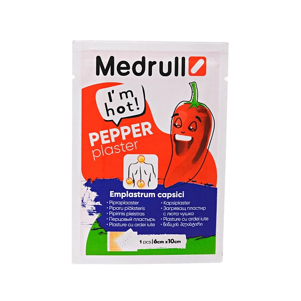 Emplastru cu piper 6cmx10cm (perforat)