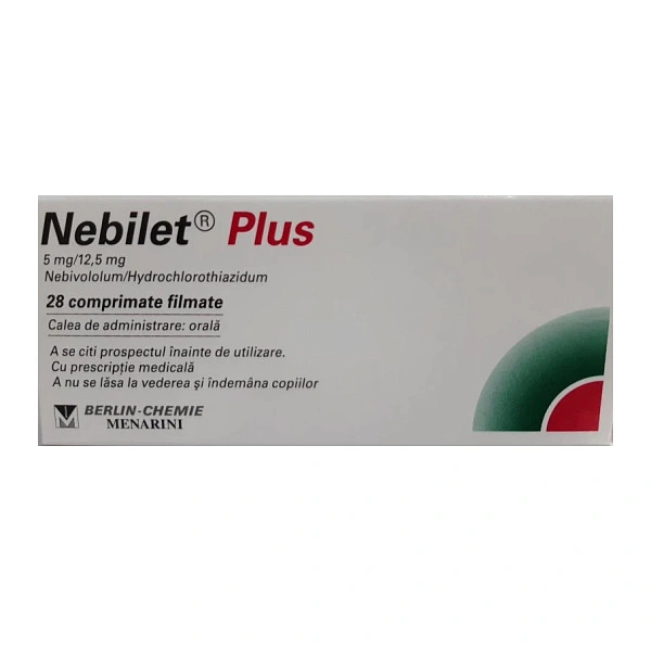 Nebilet Plus 5mg/12,5mg comp.film. N14x2 Nebilet Plus 5mg/12,5mg comp.film. N14x2