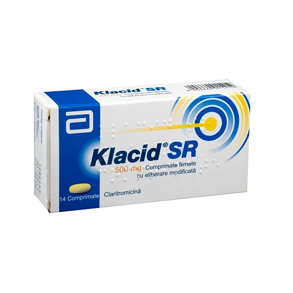 Klacid SR 500mg comp. film. N14 Klacid SR 500mg comp. film. N14
