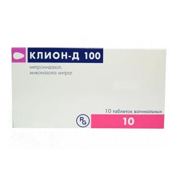 Klion D 100mg+100mg comp. vag. N10