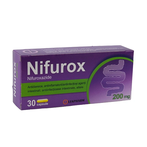 Nifurox  capsule 200 mg N10x3 Nifurox  capsule 200 mg N10x3