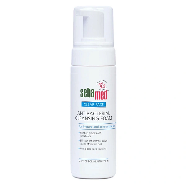 Sebamed Clear Face Spumă pentru față împotriva acneei Sebamed Clear Face Spumă pentru față împotriva acneei