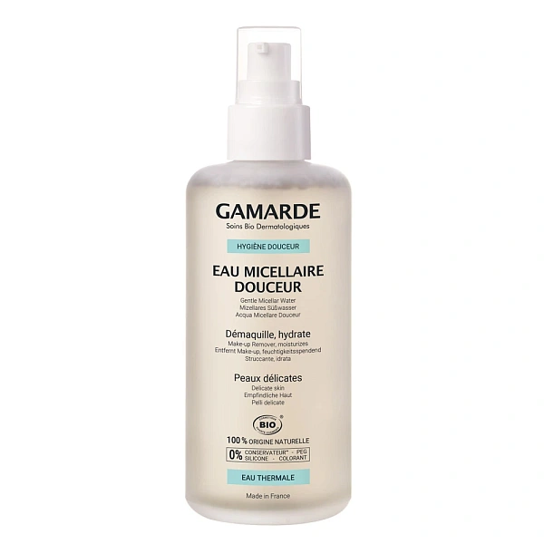 GAMARDE Apă micelară naturala cu dozator 200ml (G654) GAMARDE Apă micelară naturala cu dozator 200ml (G654)
