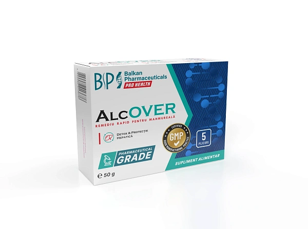 AlcOVER pulb. pentru sol.orala 10g plic. N5