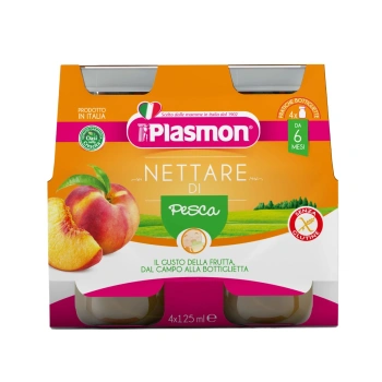 Plasmon Suc cu piersic  4x125ml