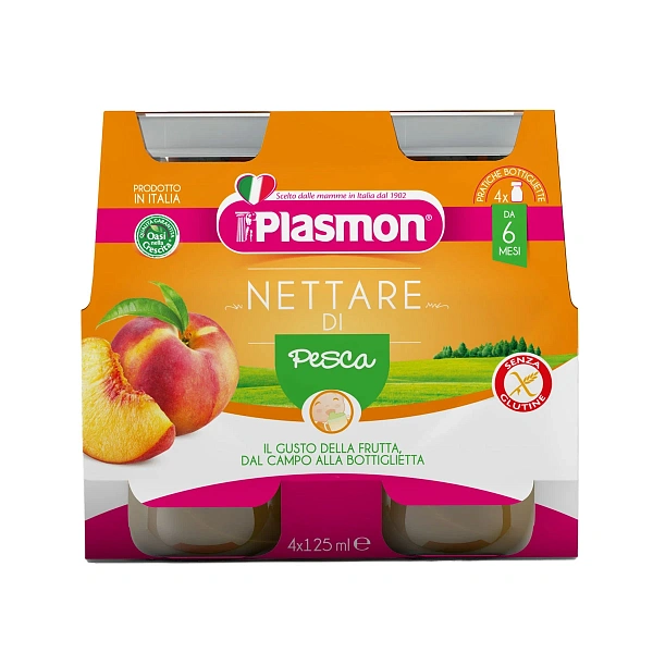 Plasmon Suc cu piersic  4x125ml Plasmon Suc cu piersic  4x125ml