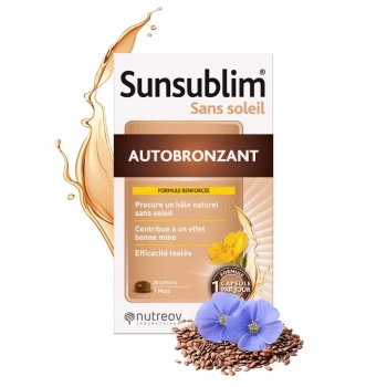 Nutreov Sunsublim Autobronzant caps. N28