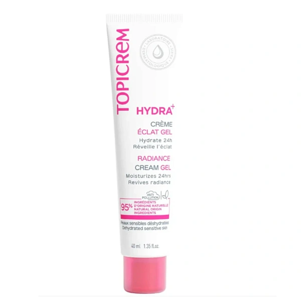 Topicrem HYDRA+ Cremă-gel hidratantă iluminatoare, 40ml