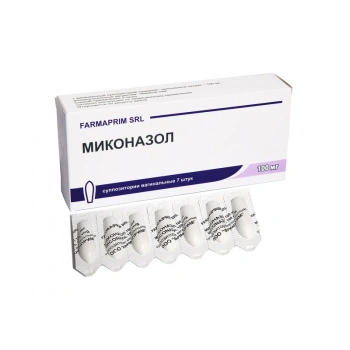Miconazol 100mg sup. vag. N7