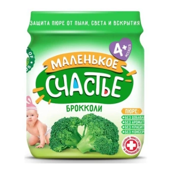Malenikoe Sciastie Piure brocoli 80g