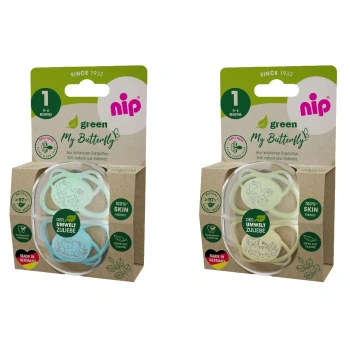 NIP My Butterfly Green B Suzetă silicon, mărimea 1 (0-6luni) N2