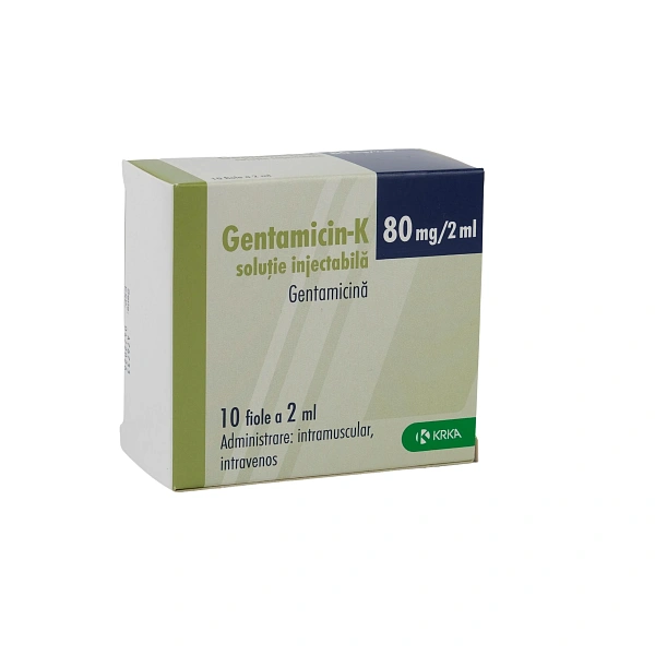 Gentamycin K 80mg/2ml sol.inj. N10 Gentamycin K 80mg/2ml sol.inj. N10