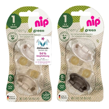 NIP Cherry Green F Suzetă latex, mărimea 1 (0-6luni) N2